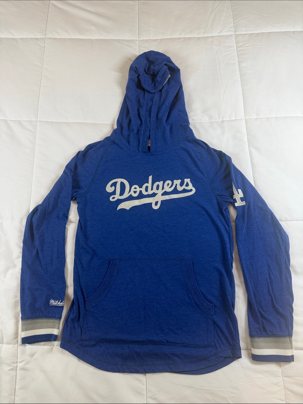 Mitchell & Ness Dodgers Gameday Royal Blue Pullover Hoodie M